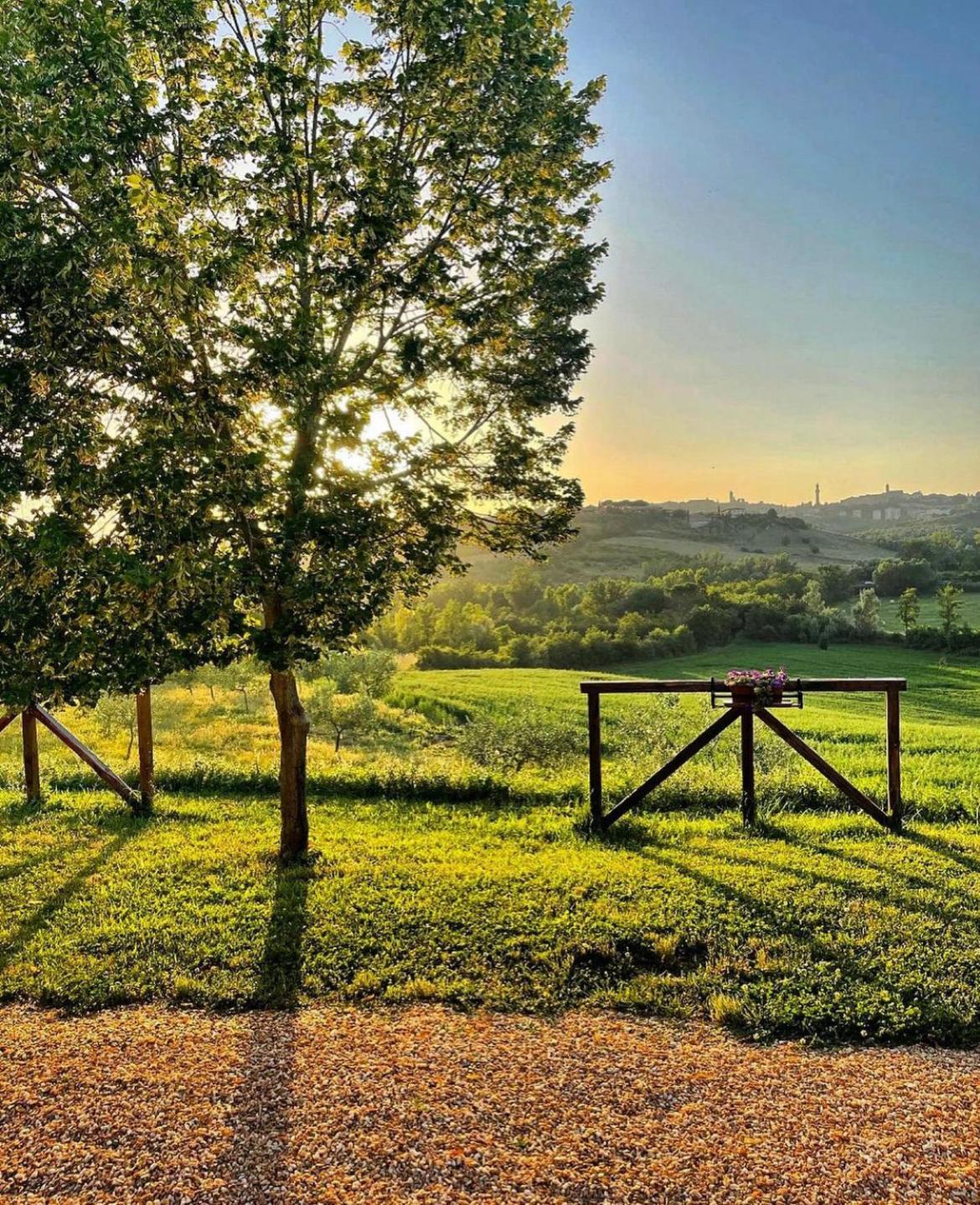 Agriturismo La Corte Del Sole Siena Buitenkant foto